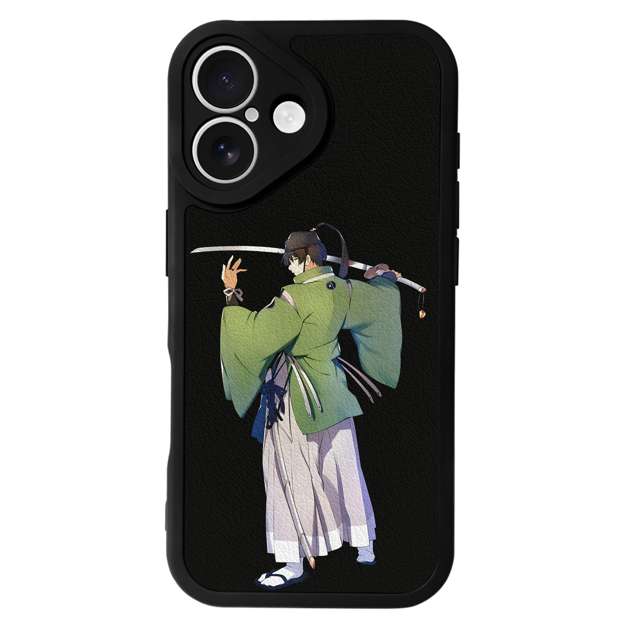 （画像用） 刀剣乱舞 Touken Ranbu 【iPhone 16シリーズ対応】シリコンスマホケース（レザー調） 材質：シリコン